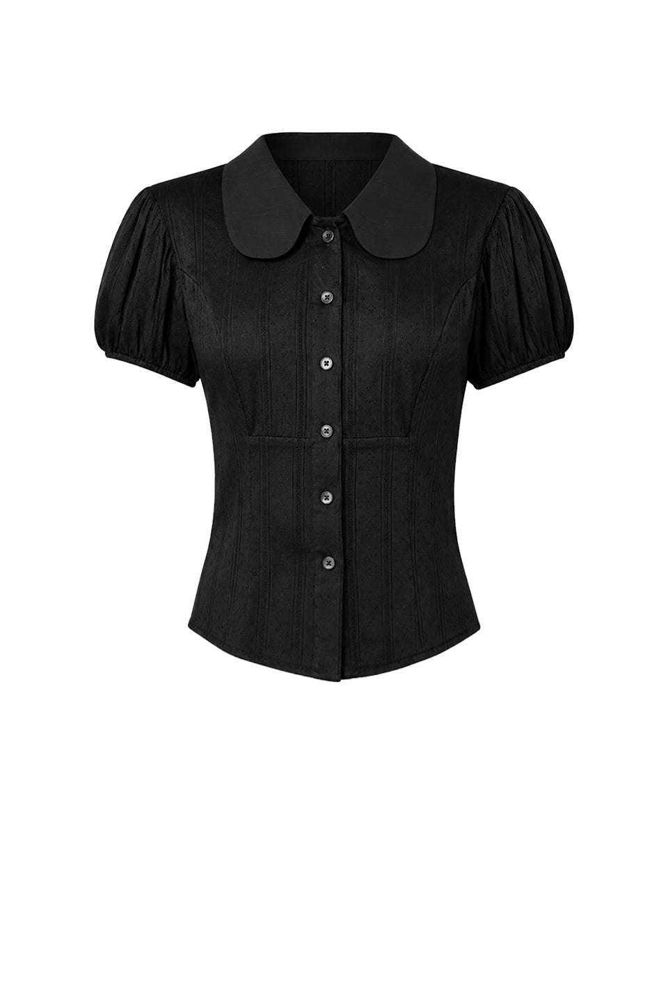 Black Cream Blouse