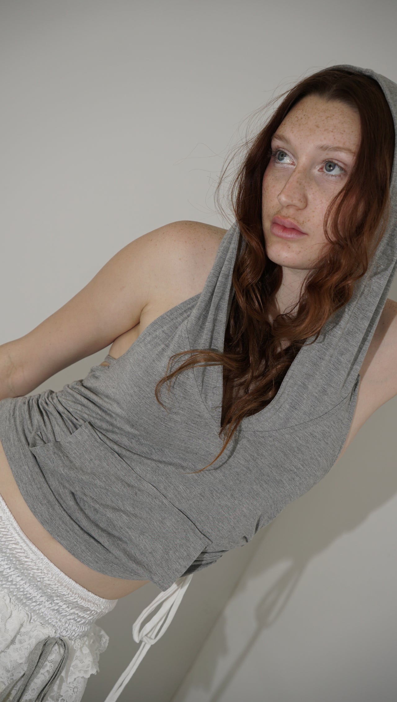 Halter Hood Top