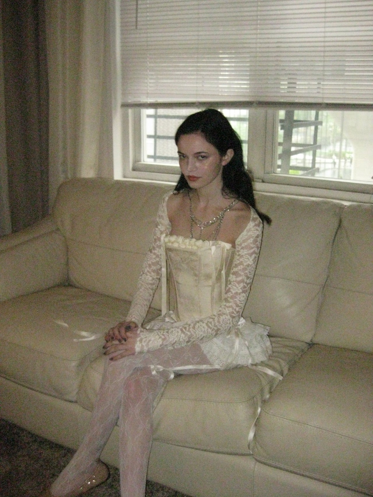 Satin Rose Corset -3rd Restock