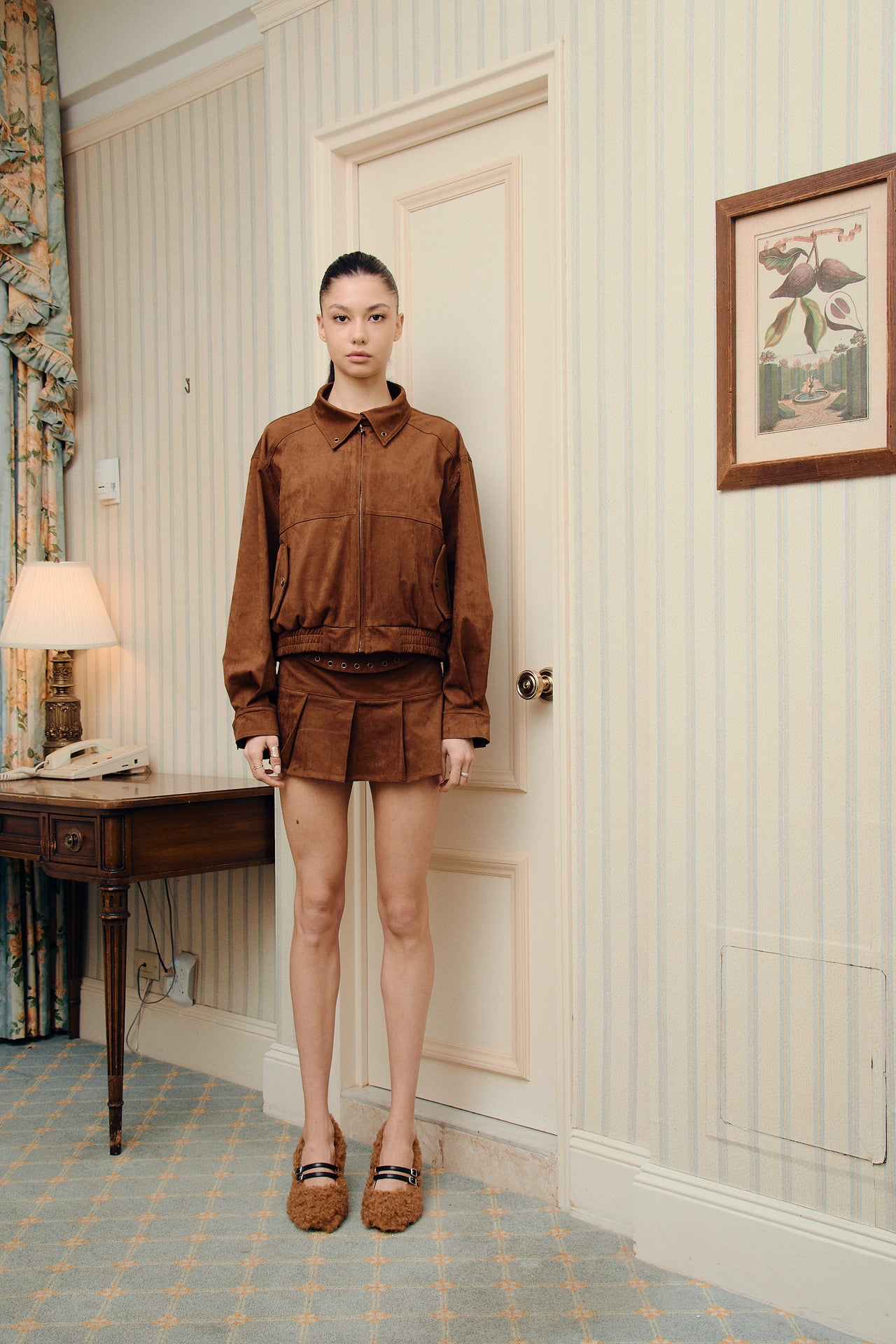 Mocca Suede Jacket