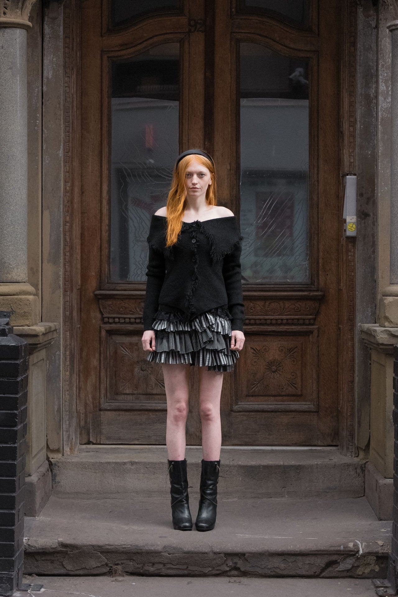 Baby Rag Doll pin stripe Tutu Skort