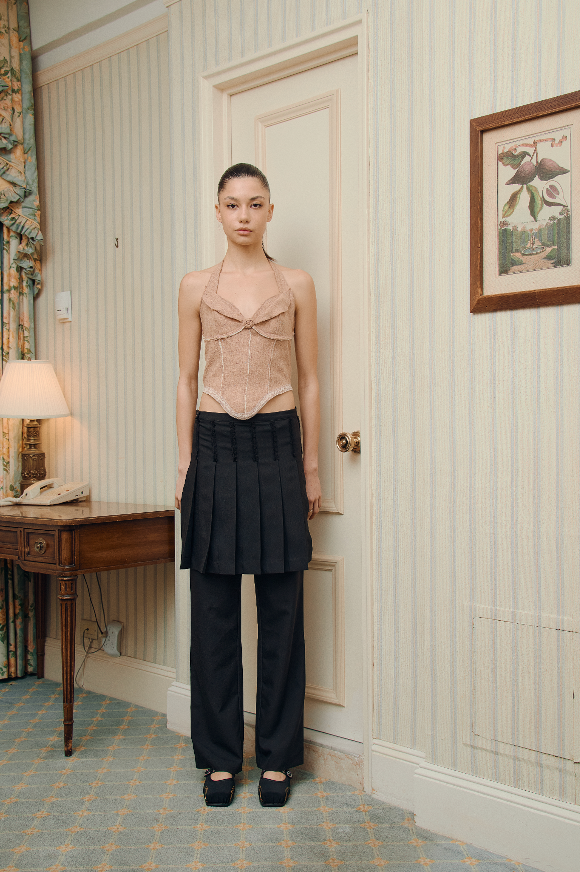 Say it Skirt Pants Black - ZEMETA Say it Skirt Pants Black - ZEMETA