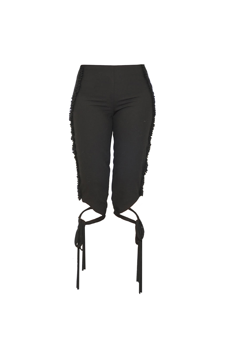 Elevate your style with our Luv Knot Capri Pants. Made with luxurious fabric, these pants offer a sleek and sophisticated look. The elegant knot detail adds a touch of artistry, making them a must-have for any fashion-forward wardrobe. Experience luxury and comfort in one with our Luv Knot Capri Pants.