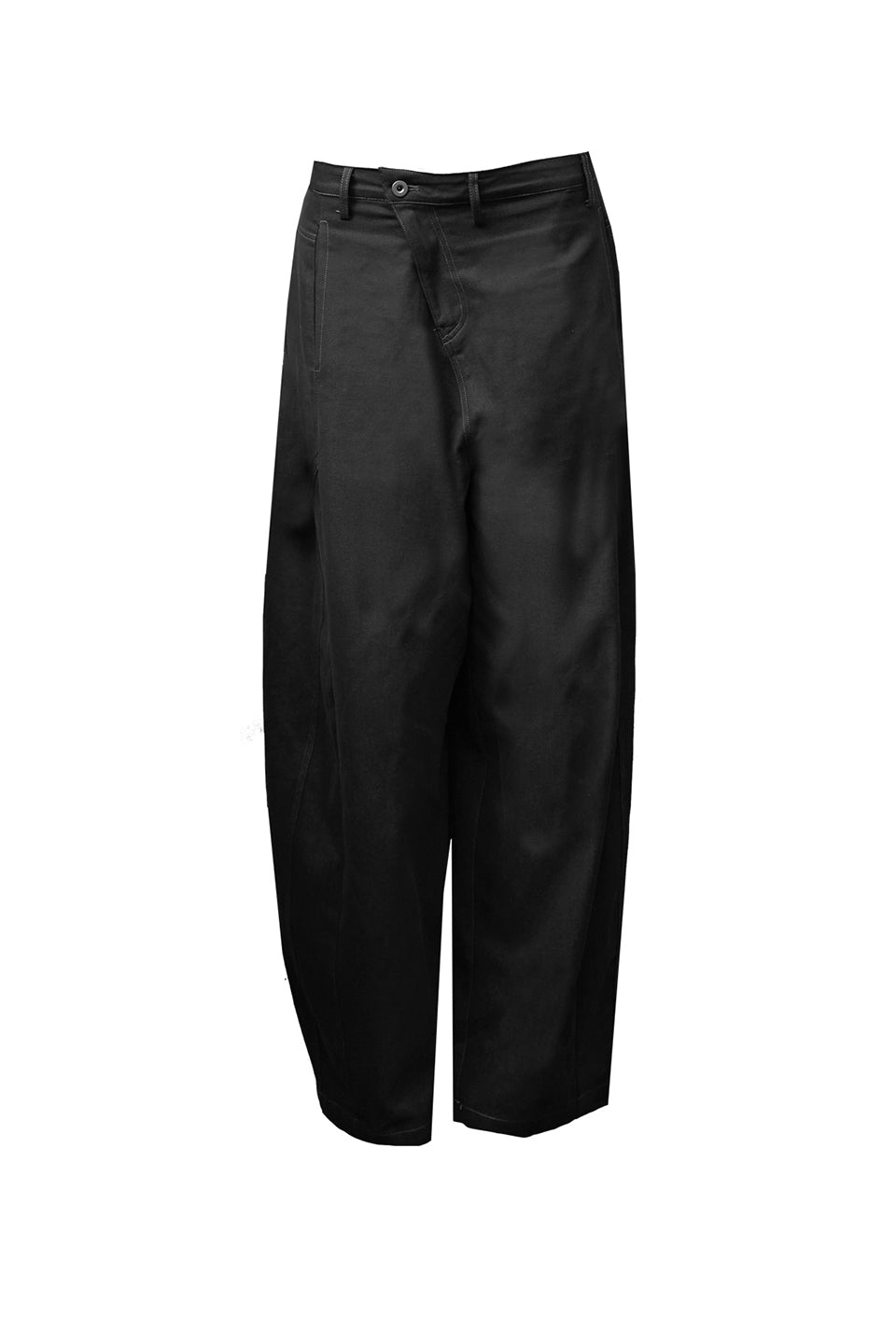 Slant Denim Wide Pants