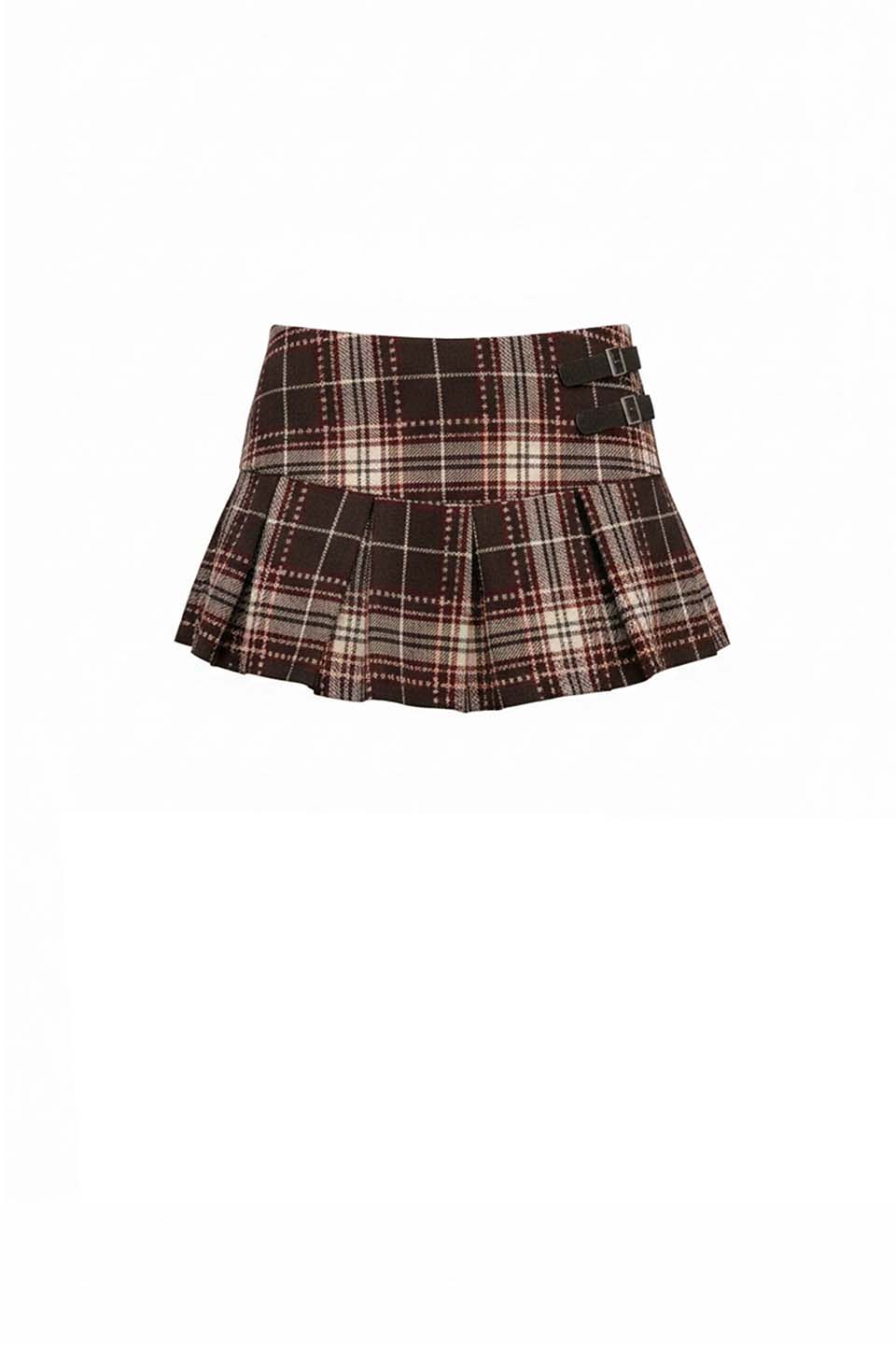 Pink Pinecone Travel Pleated Skirt