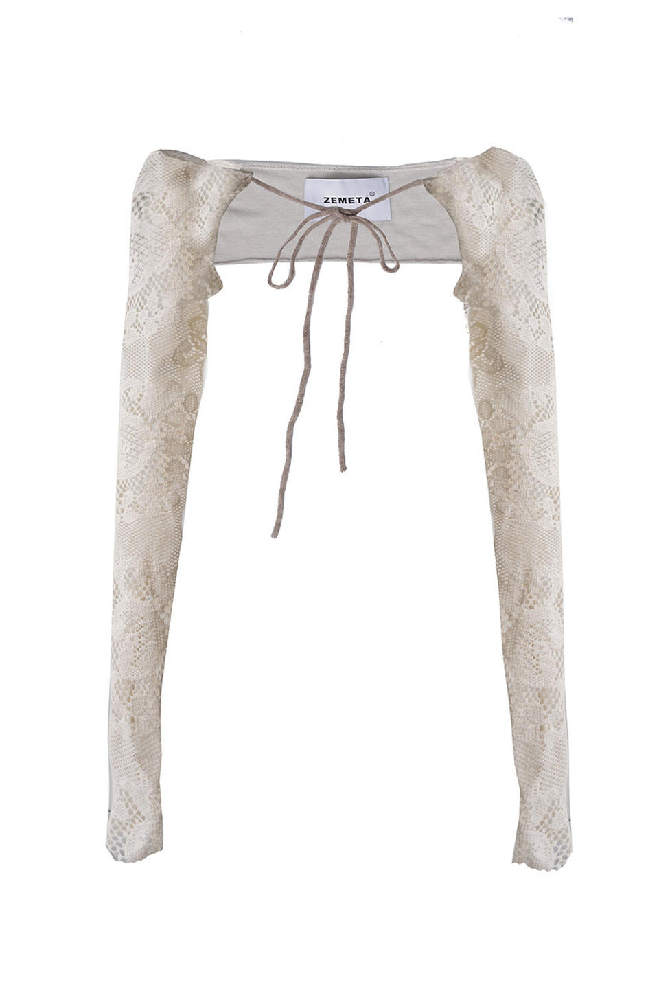 Rag Lace Tie Shrug Ivory