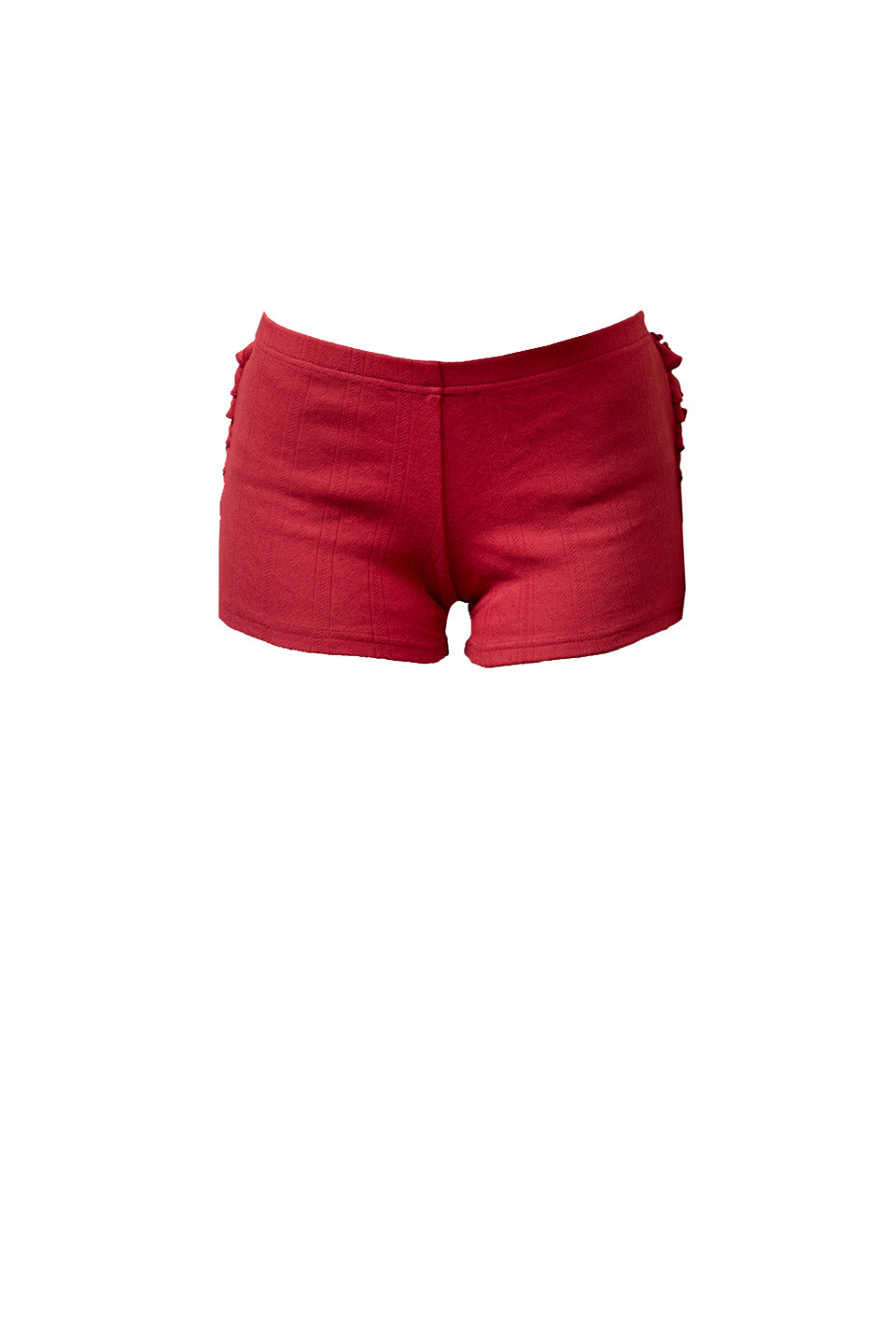 Red Shortcake Ruffle Shorts