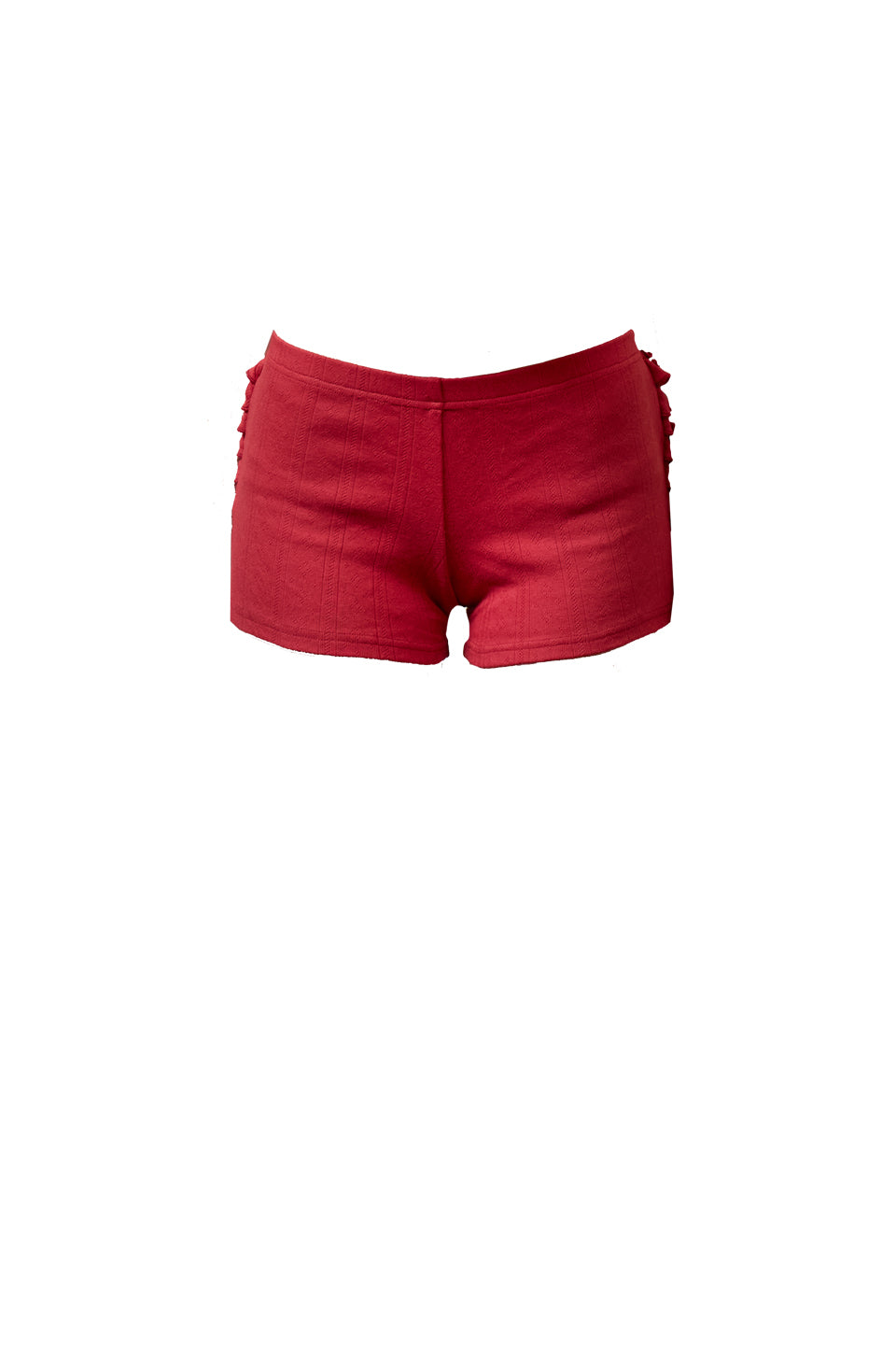 Red Shortcake Ruffle Shorts
