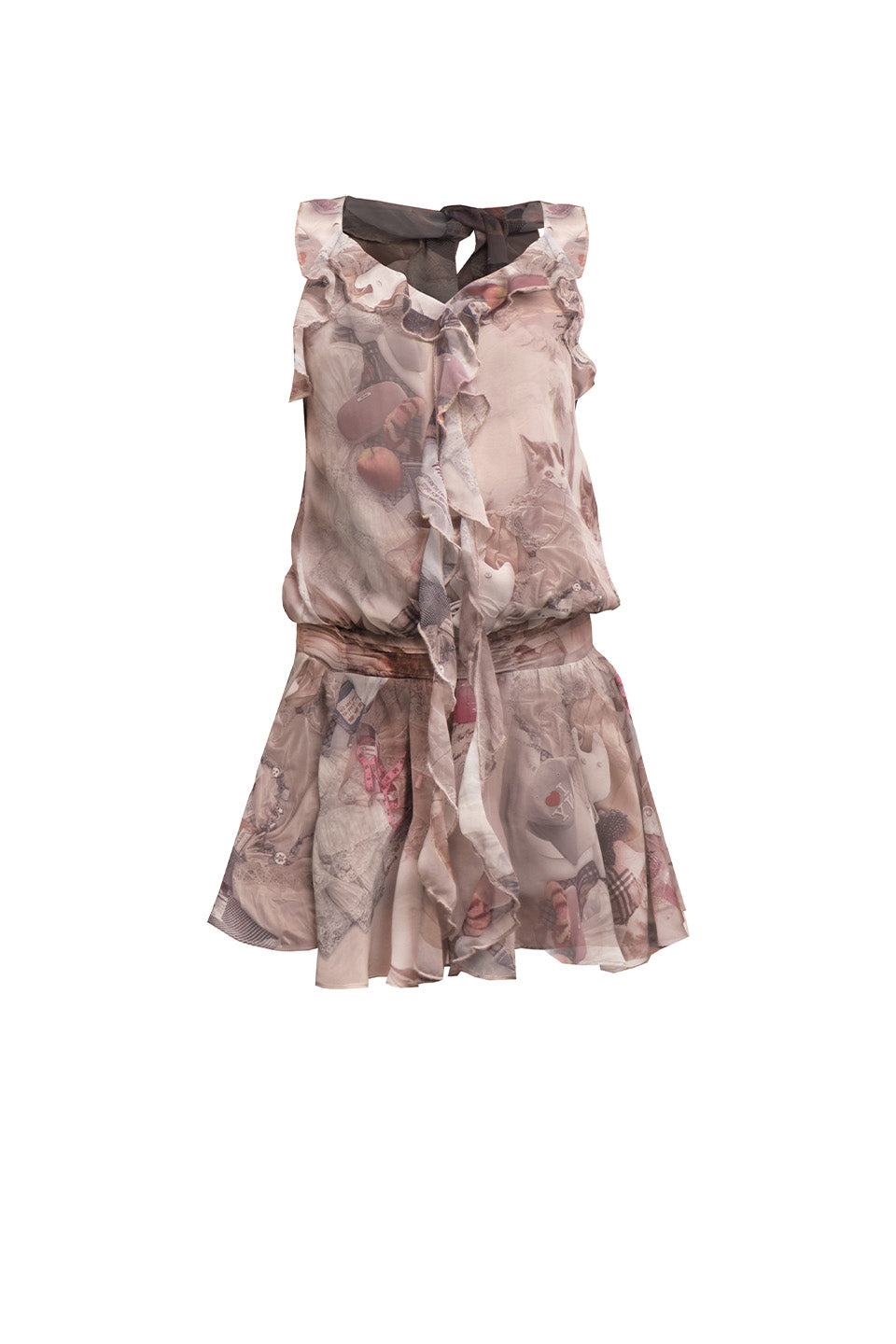 Lost & Found Carousel Chiffon Dress L