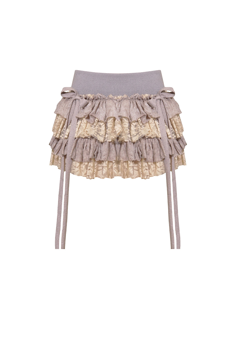 The Fall Tutu Skirt has finally arrived! Made from high-quality wool knit and lace, this skirt brings a rich, textured feel that sets it apart. The soft lavender and beige tones blend beautifully, creating a nostalgic and dreamy look, perfect for adding elegance to your fall wardrobe.