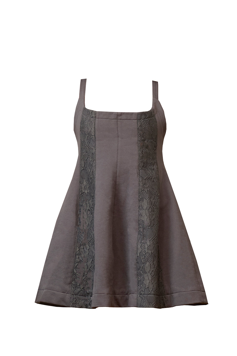 Gray Lace Shortcake Dress