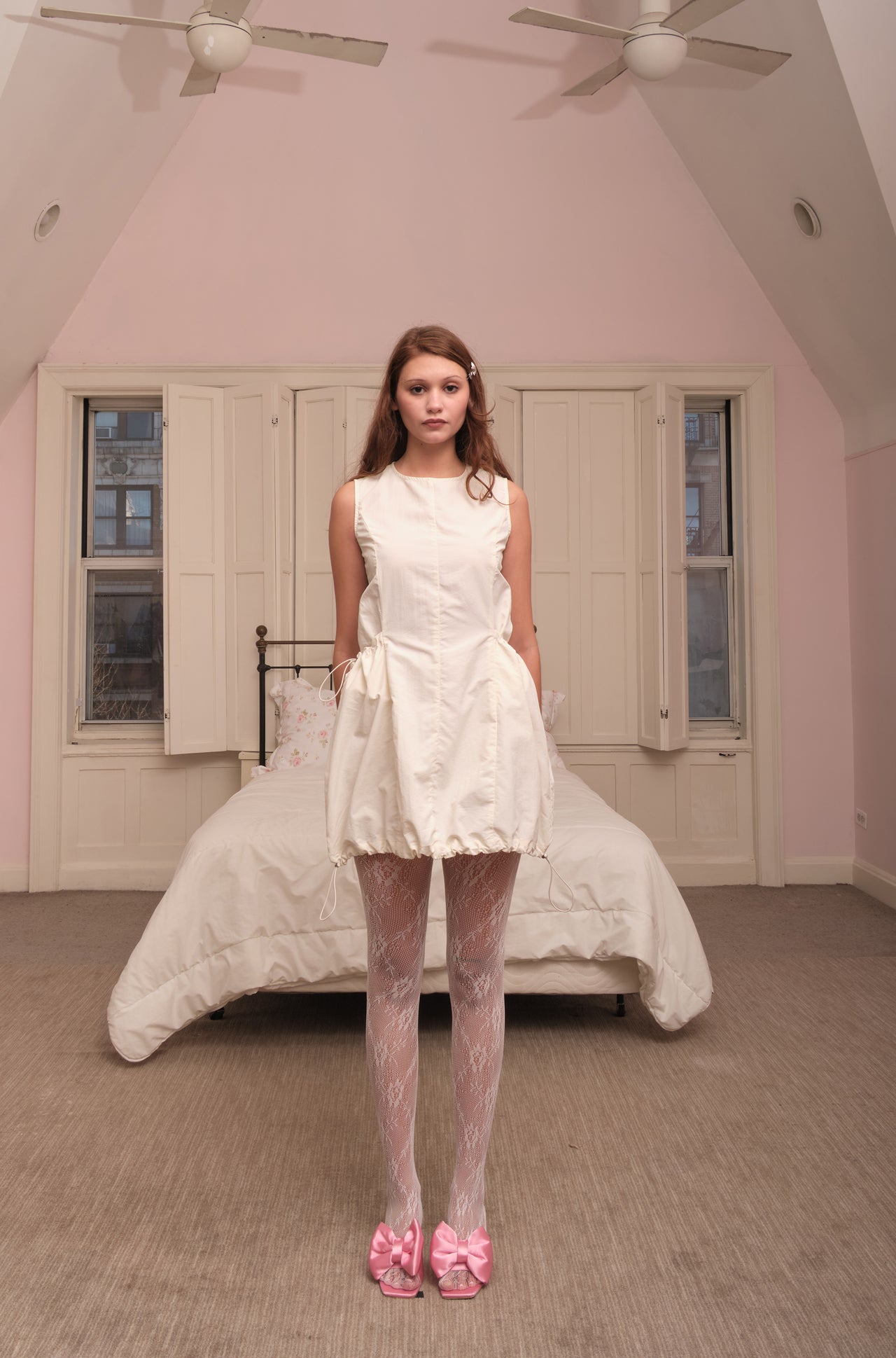 White Starlight Parade Dress