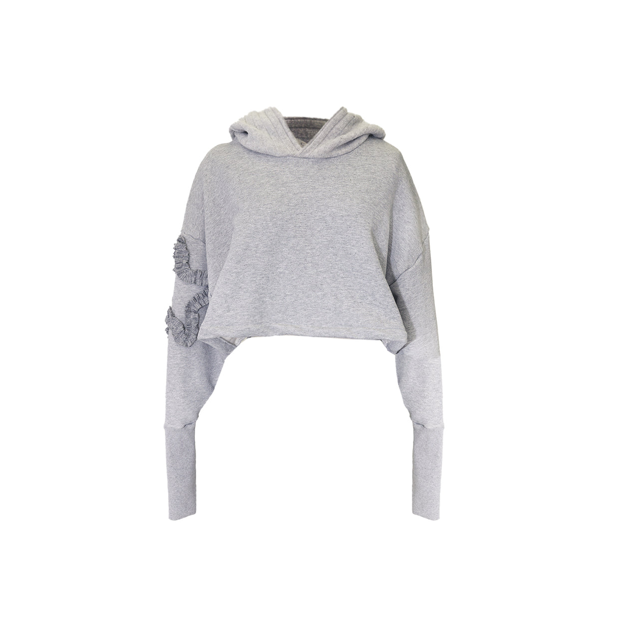Knitty Crop Hoodie