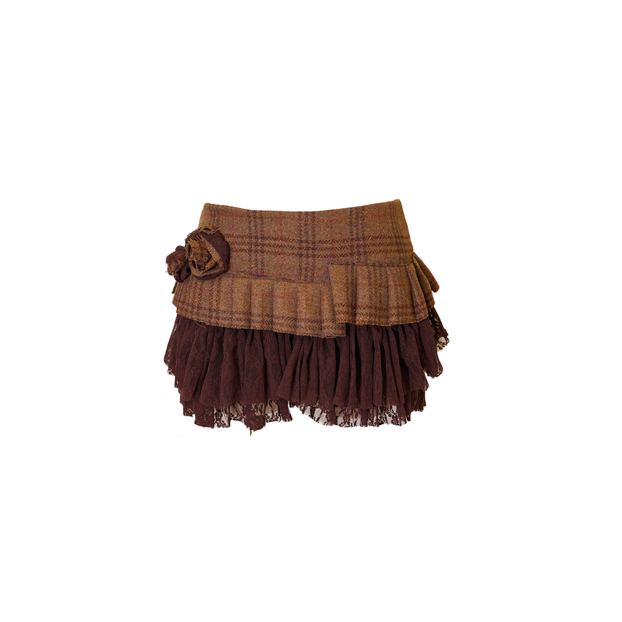 Rosette Wool Skort