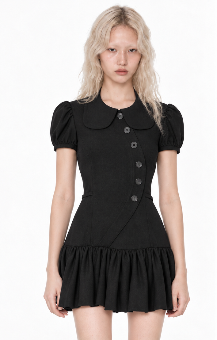 Angel Frost Collar Dress