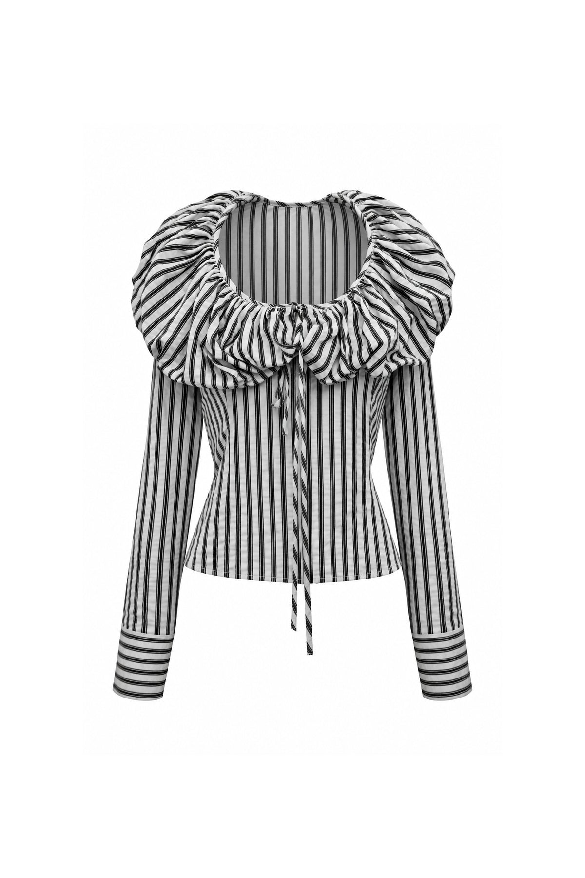 Pin stripe cloud blouse