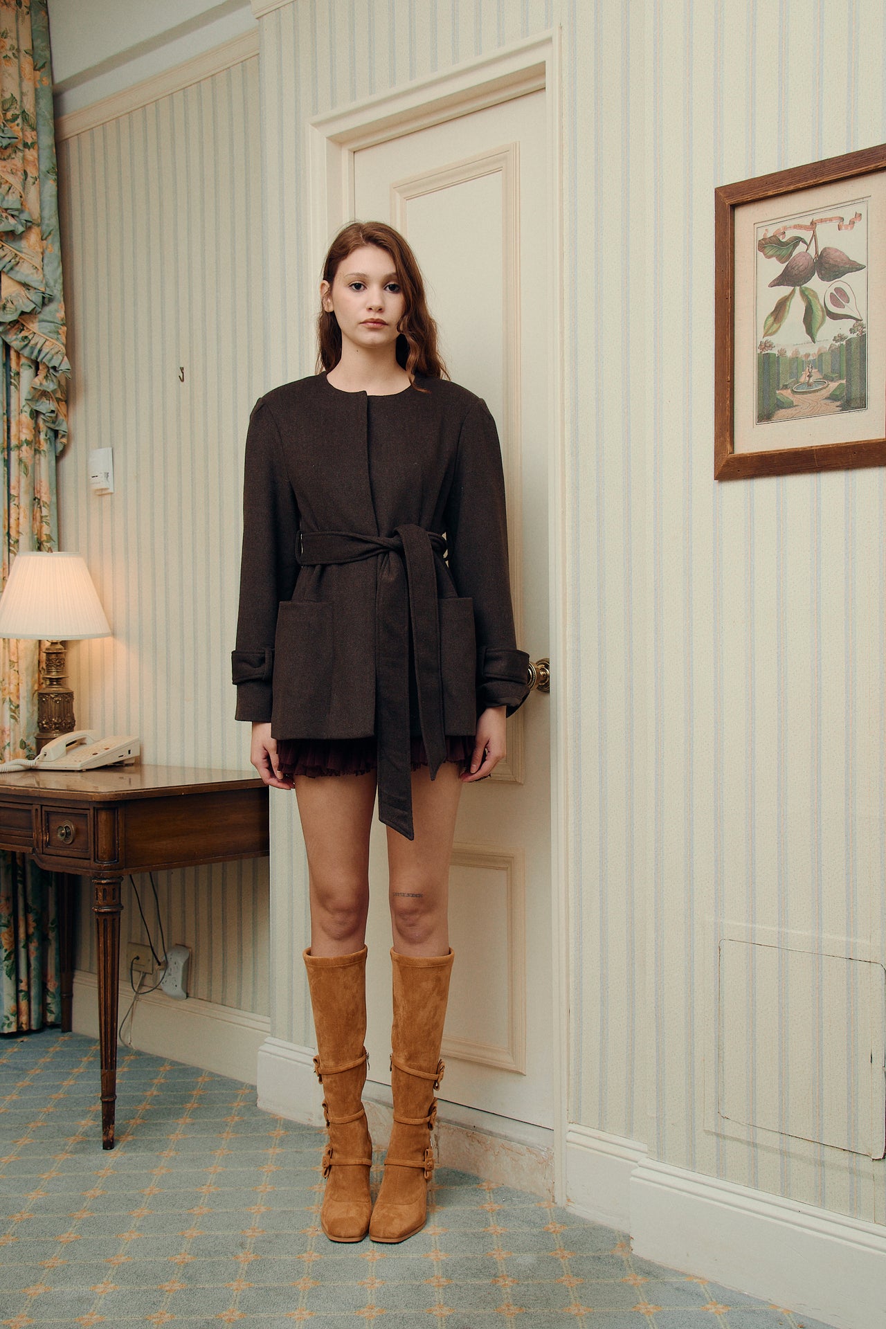 Bells Wool Jacket Brown