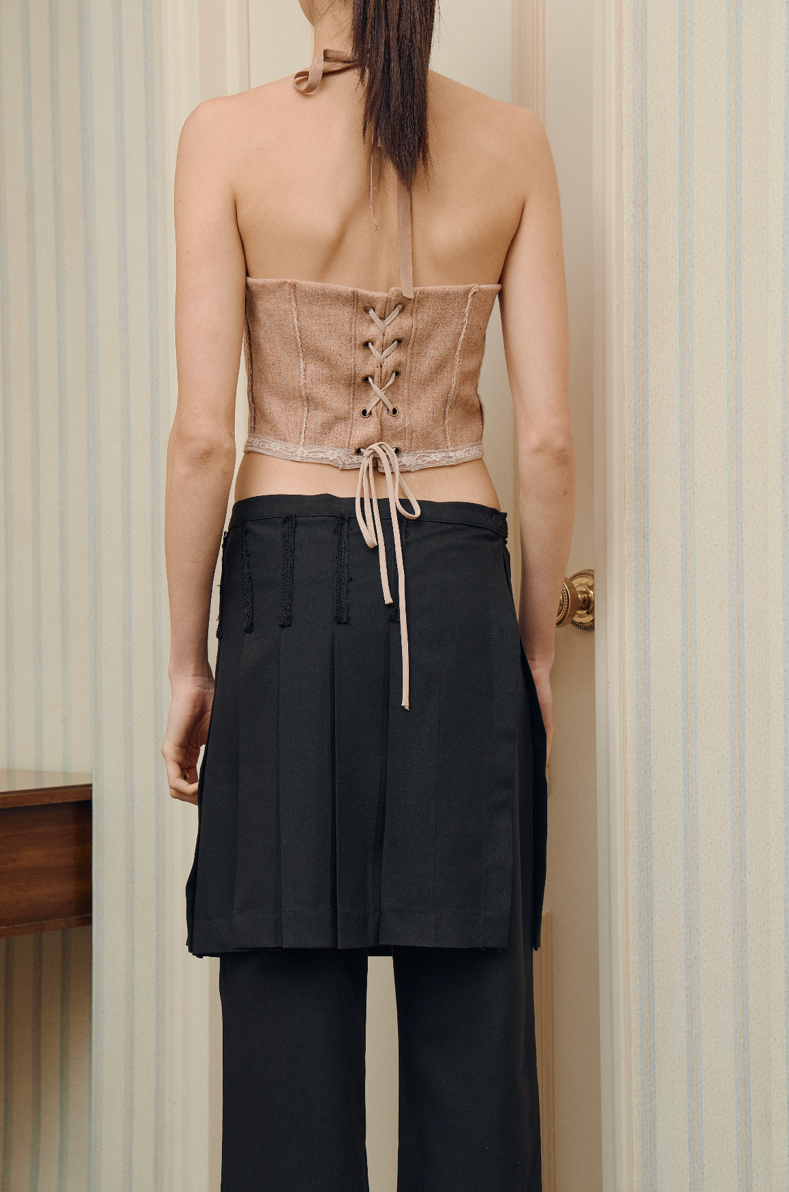 Say it Skirt Pants Black - ZEMETA Say it Skirt Pants Black - ZEMETA