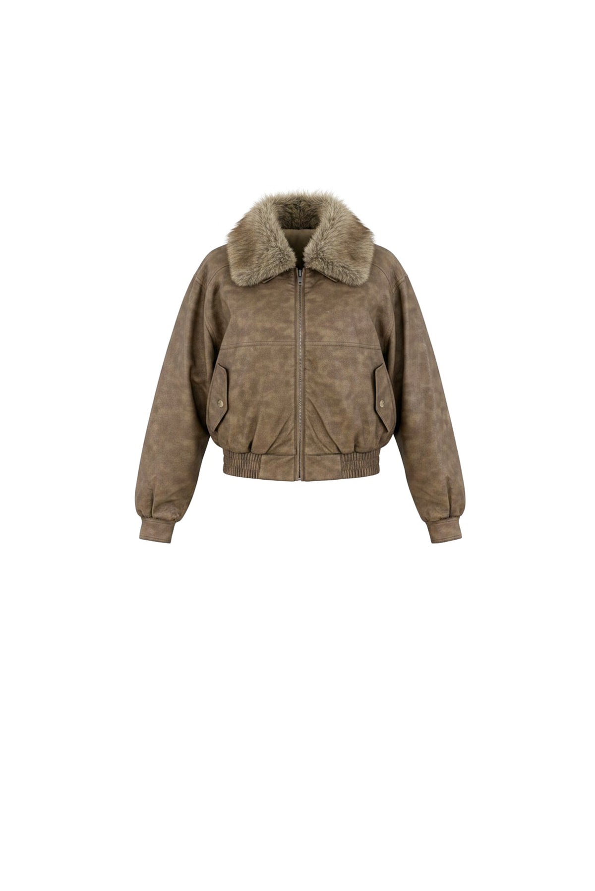 Darling Fur Collar Jacket  Tan