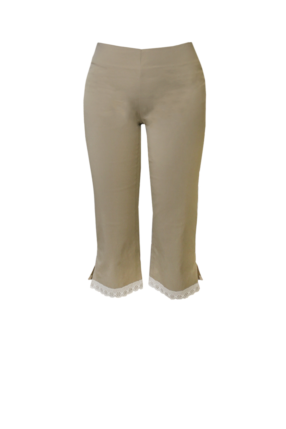 Mary Capri Pants - Tan