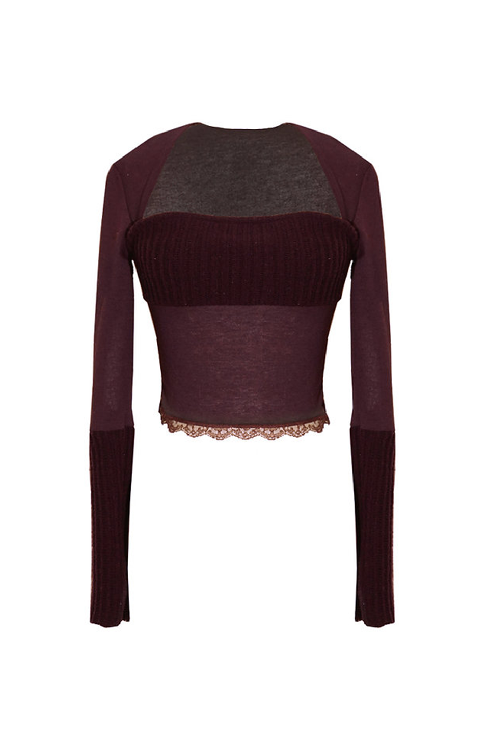 Cozy Knit Maroon Top