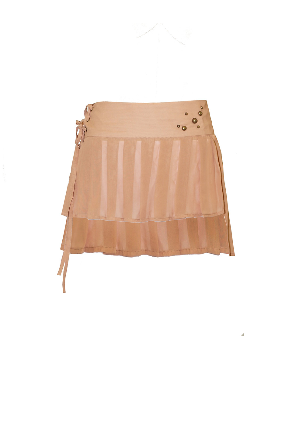 Droplet Micro Chiffon Wrap Skirt