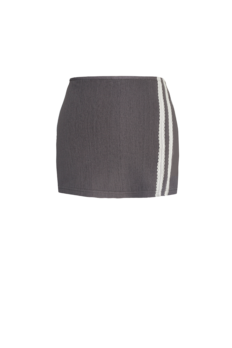 Sleepy Sports Mesh Skirt in Charcoal