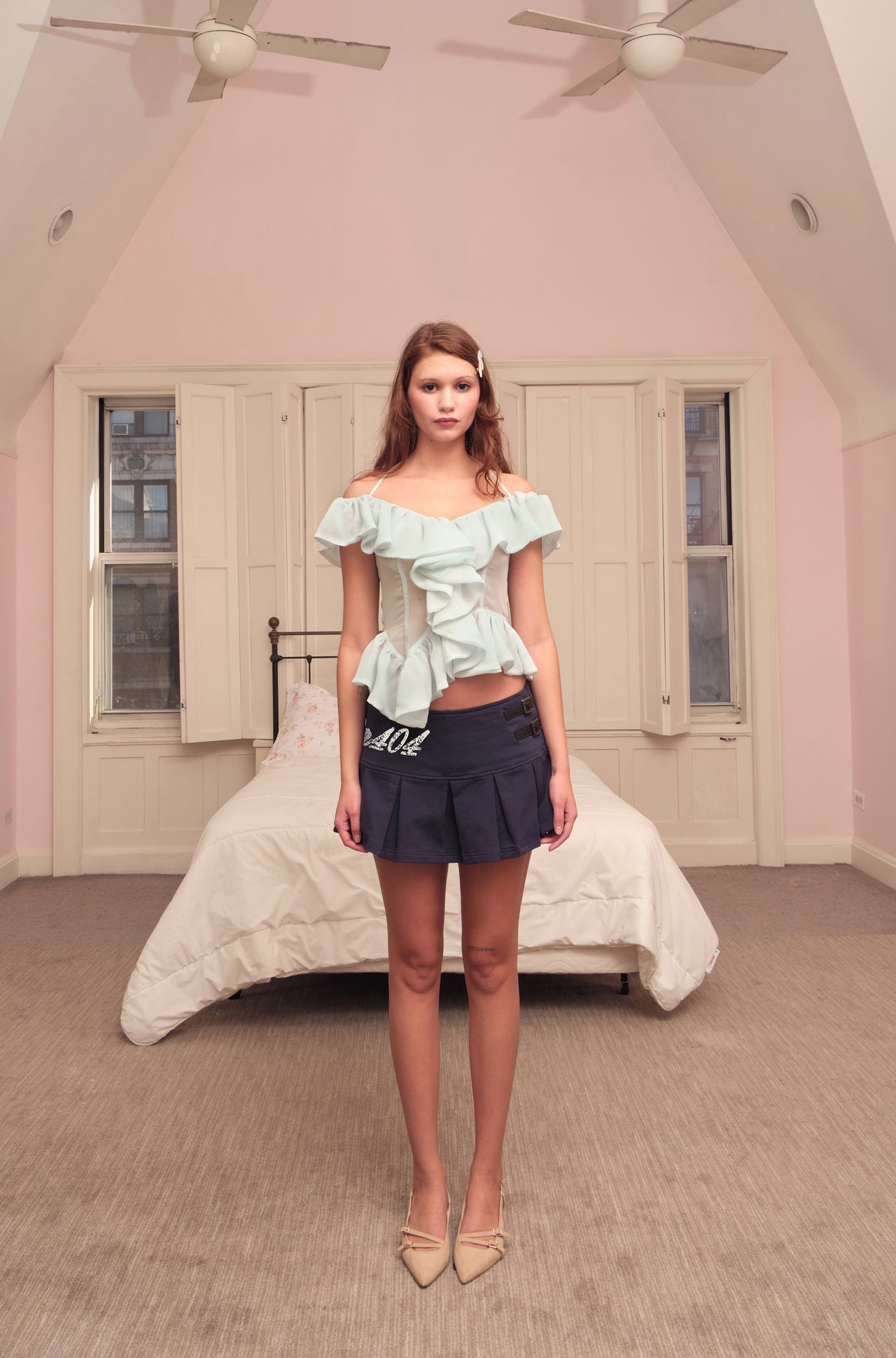 Cotton Candy Dream Chiffon Blouse