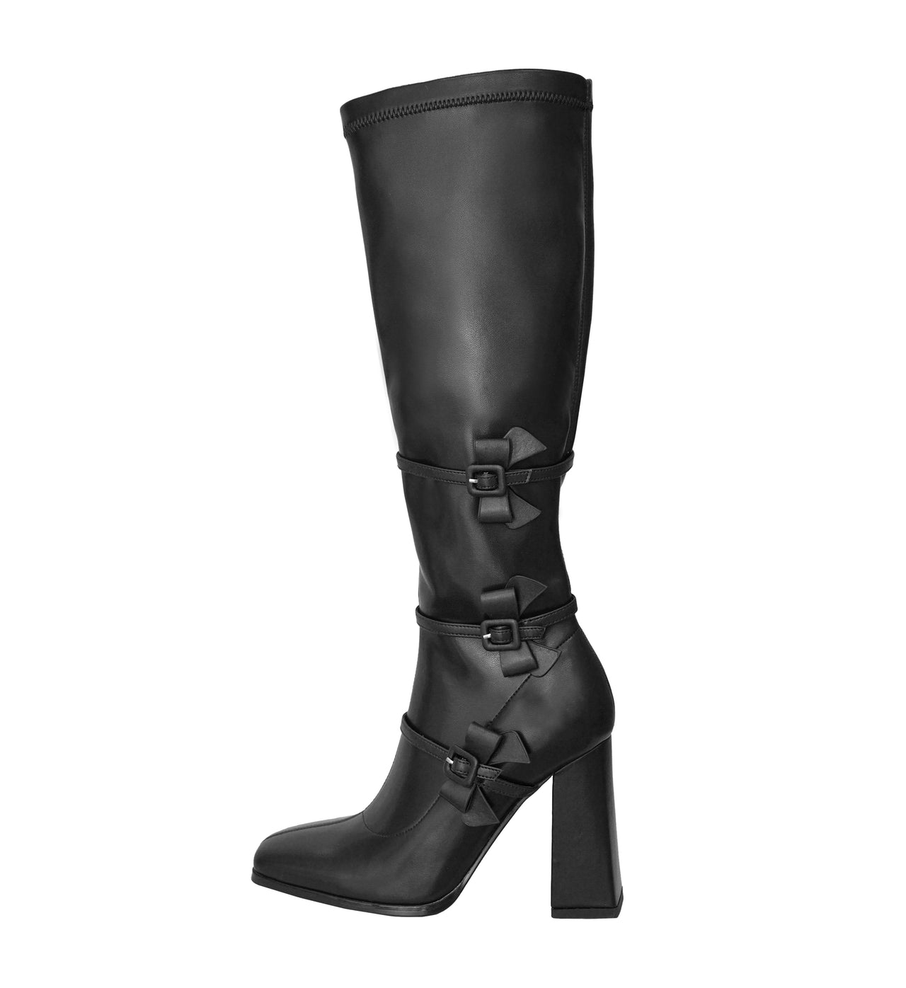 Bow Dark Boots