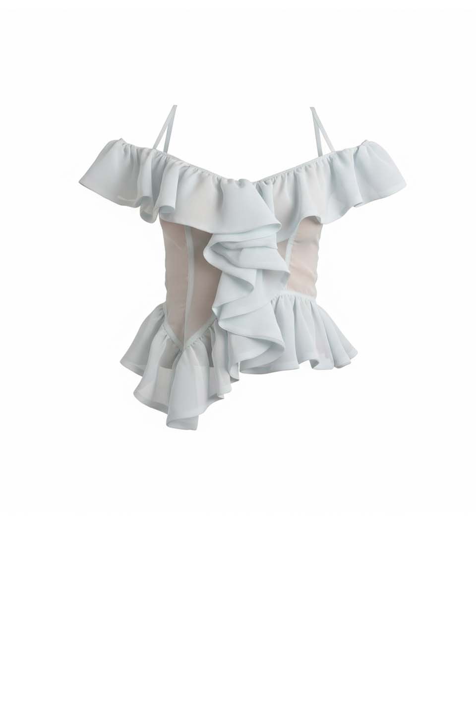 Cotton Candy Dream Chiffon Blouse