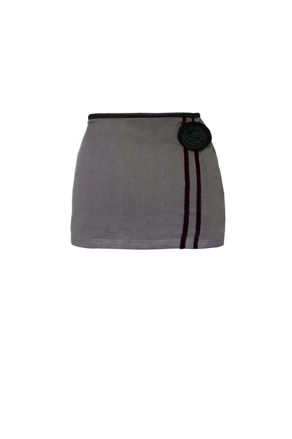 Rose Sport Mini Skirt in Charcoal