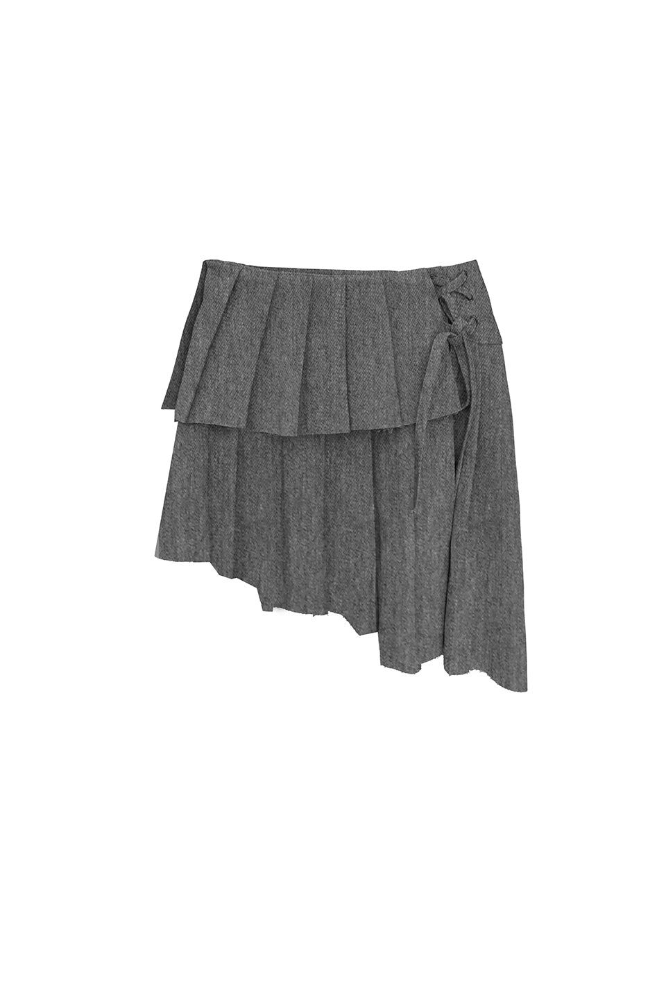 Asymmetric Pray Skirt